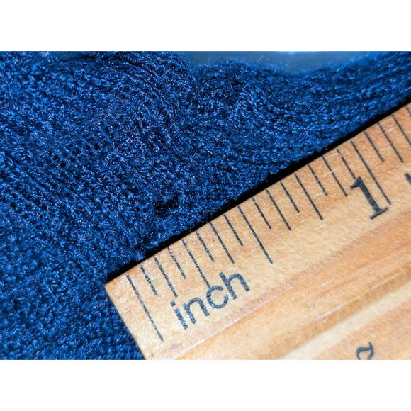 Lane Bryant Women's Sz 26/28 Solid & Sheer Striped Long Sleeve Layering Sweater - Picture 9 of 9